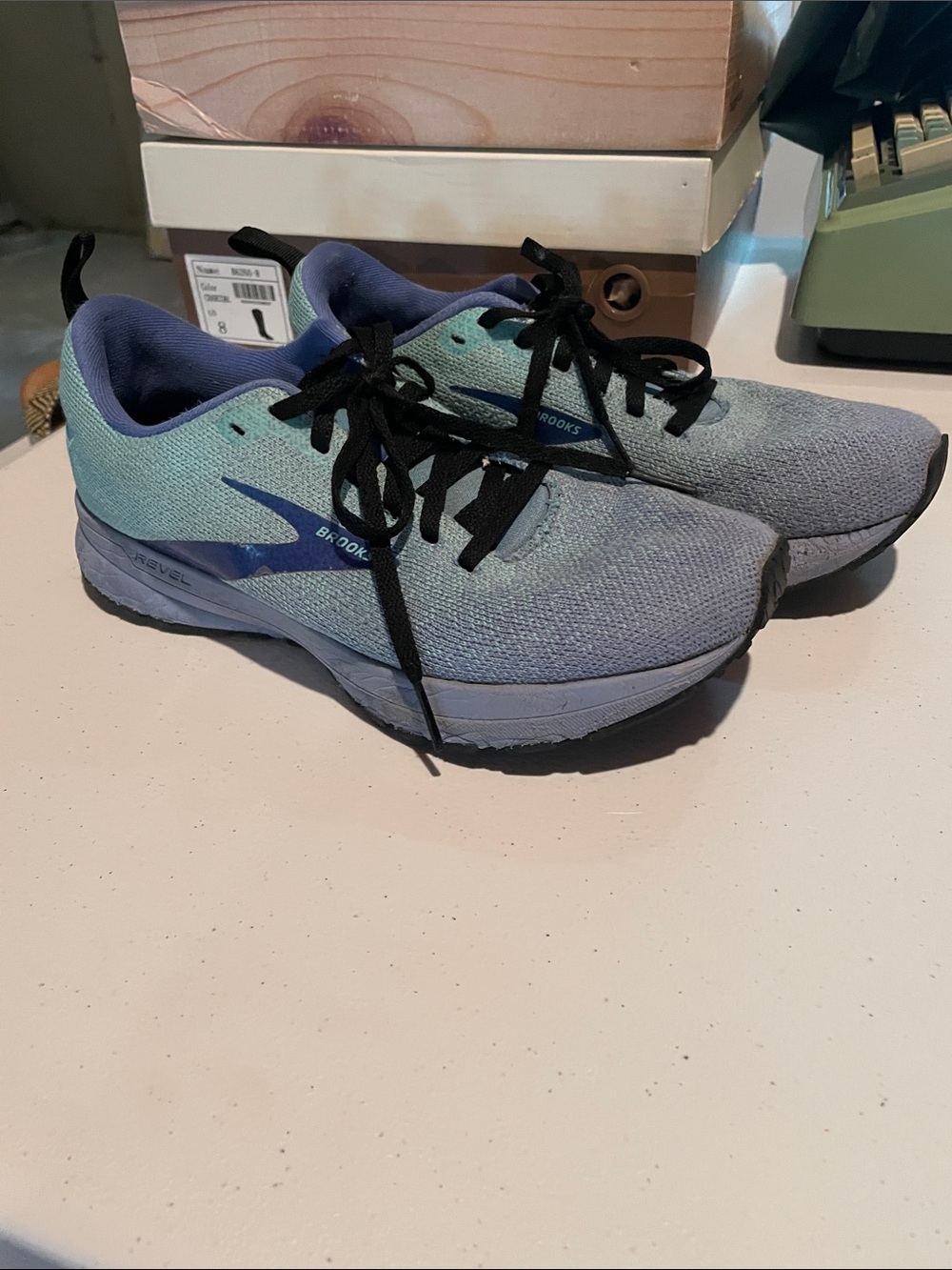 Brooks Gradient Blue Teal Women's Running Sneakers
